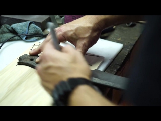 Knife making big bowie knifesword