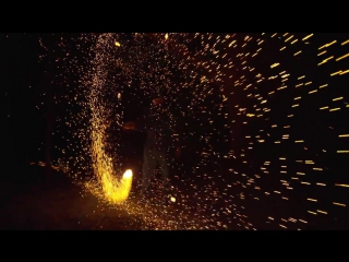 Flaming wire wool in 4k slow mo the slow mo guys