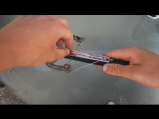 How to make a full compound micro crossbow part 2 finishing