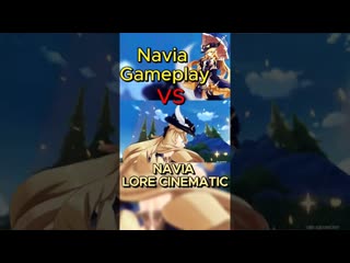 Bampbgaming genshin impact gameplay navia vs lore cinematic navia genshinimpact navia hoyoverse hoyocreators