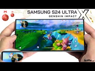 Samsung galaxy s24 ultra genshin impact gaming test snapdragon 8 gen 3 120hz display