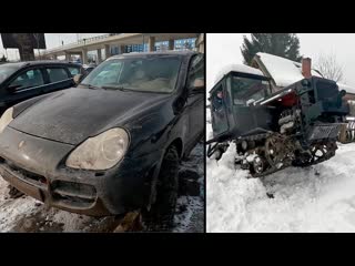 Combat crew едем в москву на cayenne за 250тр и возвращение дт75 на японском v8 1080p