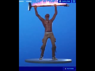 Travis scott попал в fortnite