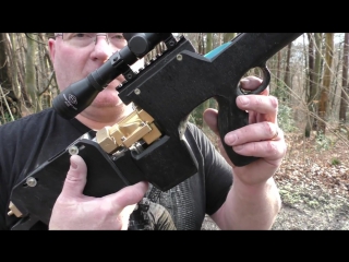 Look3 homemade bullpup sniper airbow made from plumbing accessories