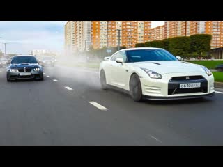 Менеджер антон попытка злой bmw m3 уехать от nissan gtr 1080p