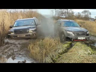 Менеджер антон понты поспорил с toyota prado и lc200 infiniti fx45 offroad 1080p