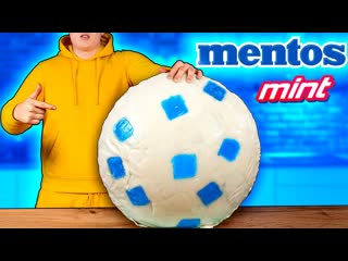 Vanzai я сделал гигантский mentos весом 70 килограмм