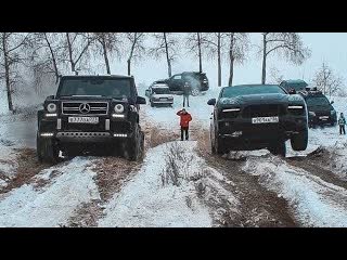 Менеджер антон вот что может mercedes g63 amg против мажоров на porsche cayenne audi q7 toyota prado range rover