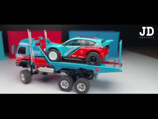 Jakarta diecast project aerolift truck hauler offroad 6x6 transporter hot wheels custom