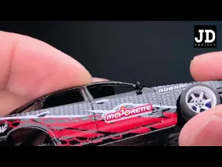 Jakarta diecast project nissan cefiro a31 drift car majorette custom