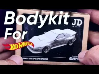 Jakarta diecast project mazda rx7 savana bodykit hotwheels custom