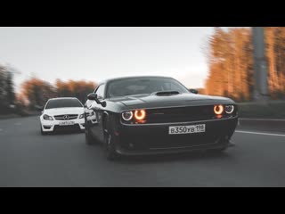 Bulkin drive dodge challenger rt vs mercedesbenz c63 amg кто быстрее такого не ожидал никто