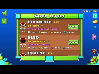 Нелис bloodbath мой самый сложный демон в geometry dash