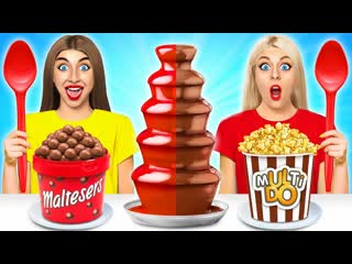 Multi do food russian шоколадное фондю челлендж 1 шоколадный фонтан от multi do food challenge