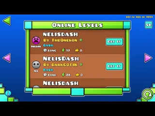 Нелис dash но его улучшили игроки в geometry dash 22