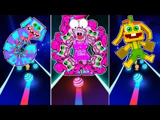 Rusplaying dancing road color pj pug a pillar vs bunzo bunny vs mommy long legs 2 minecraftanimation