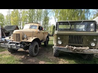 Combat crew v8 74 в советский грузовик зил157 лесоруб vs газ66