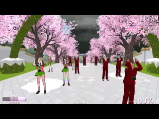 Swoopblaze новый год в yandere simulator под остап парфнов старый год