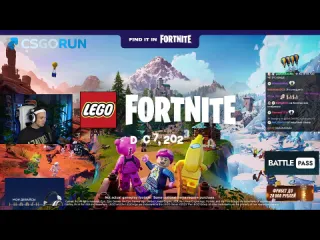 Freak family бустер смотрит трейлер фортнайт лего buster реакция lego fortnite