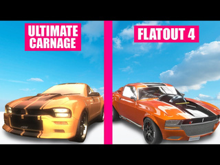 Pc gaming videos flatout ultimate carnage vs flatout 4 graphics evolution comparison