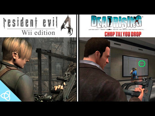 Neogamer the video game archive dead rising for nintendo wii is a resident evil 4 mod side by side