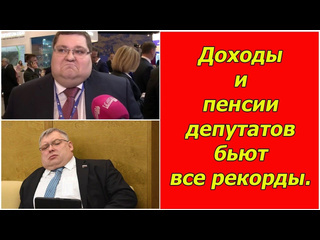 Пенсионер со стажем пару слов о доходах и пенсиях депутатов госдумы которые бьют все рекорды