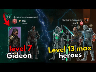 The odyssey gaming how powerful is lord gideon low level lord gideon vs max level heroes shadow fight 4 arena