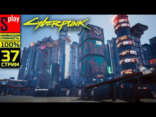 Splay cyberpunk 2077 на 100 наивысшая сложн 37стрим