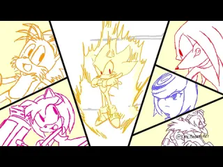 Kyal brown everyone vs supreme sonic frontiers action fan animation