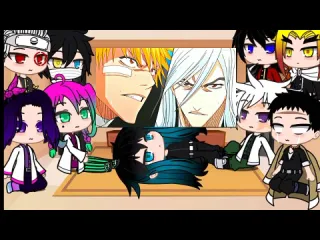 Anime world official hashira react to bleach part 1