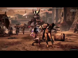 Xgamer 744 mortal kombat x dvorah vs mileena very hard