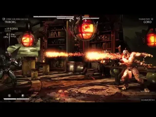 Xgamer 744 mortal kombat x triborg cyber subzero lk520 klassic tower very hard no matches lost