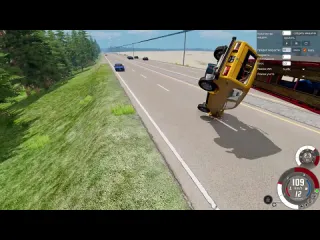 Runtig автовоз попал в дтп что с грузом beamng drive