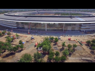 Apple park june 2017 drone tour 4k