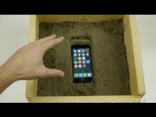 Putting an iphone 7 inside concrete rock what will happen