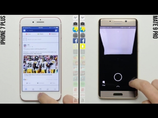Iphone 7 plus vs huawei mate 9 pro speed test