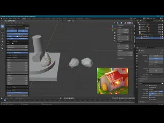 Vladimir lavrinenko миникурс blender 3d illustration 10 создание камней урок 2