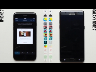 Iphone 7 vs galaxy note 7 speed test