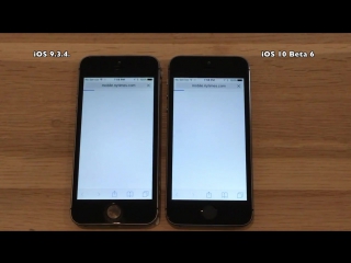 Iphone 5s ios 934 vs ios 10 beta 6 public beta 5 build 14a5341a speed test