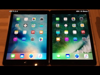 Ipad air ios 934 vs ios 10 beta 7 public beta 6 build 14a5345a speed test