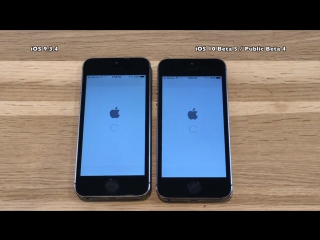 Iphone 5s ios 934 vs ios 10 beta 5 public beta 4 build 14a5335b speed test