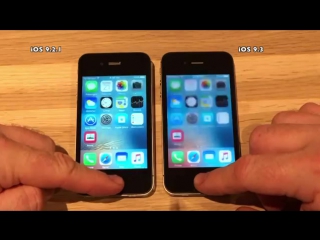 Iphone 4s ios 921 vs ios 93 final version speed comparison build 13e233