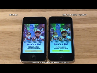 Animation glitch speed comparison ios 921 on iphone 4s and iphone 5