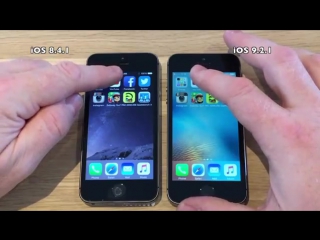 Iphone 5s ios 841 vs ios 921 build 13d15 speed comparison