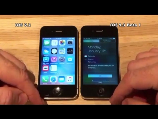 Iphone 4s ios 92 vs ios 93 beta 1 build 13e5181d speed comparison