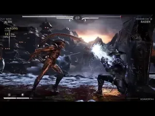 Xgamer 744 mortal kombat x alien acidic klassic tower very hard no matches lost