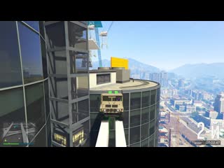 Угарные гонки на хаммере из нового обновления в gta 5 online паркур на машинах в гта 5 онлайн