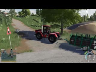 Купили коров на ферму петрович попал в дтп на мазурике farming simulator 19