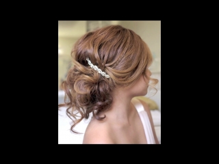 Romantic summer wedding updo hair tutorial