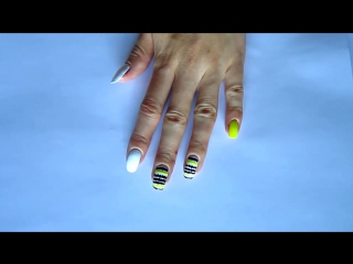 Manicure in a pea маникюр в горошек 2 10